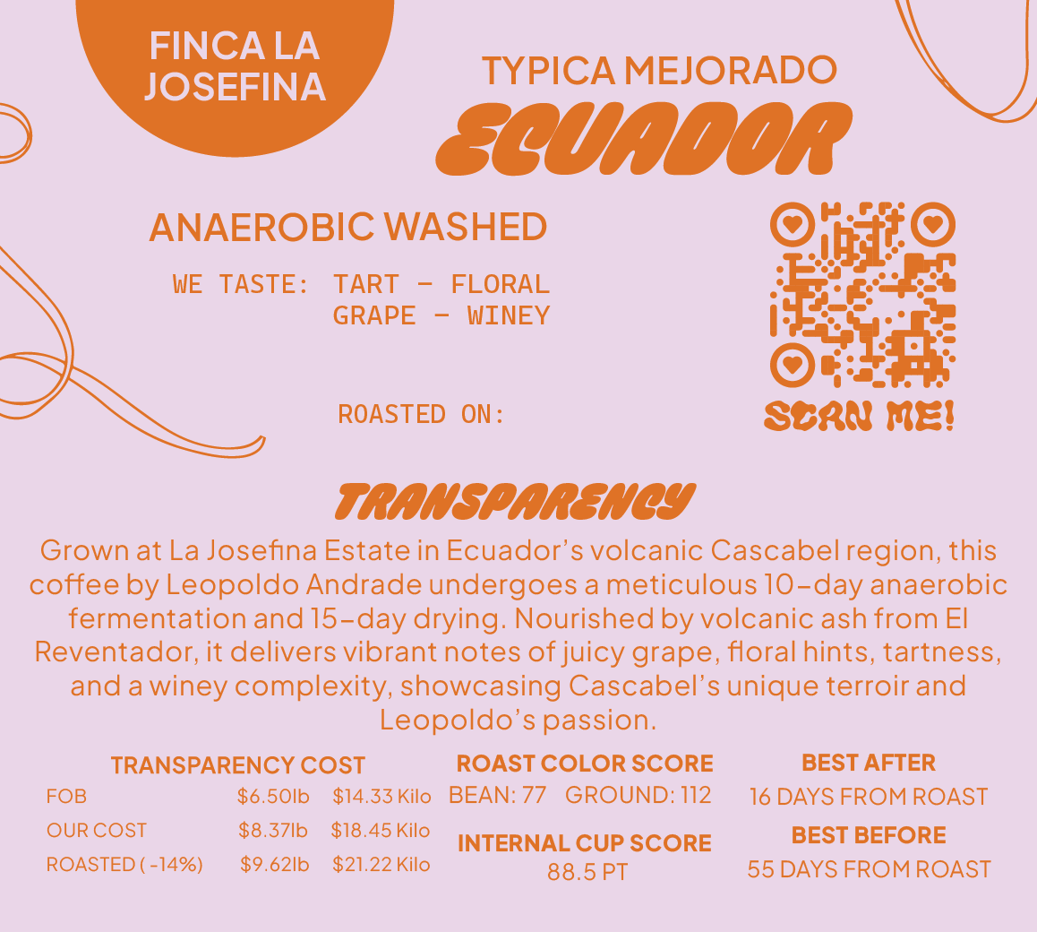 [LUMINOUS] Ecuador Typica Anaerobic Washed